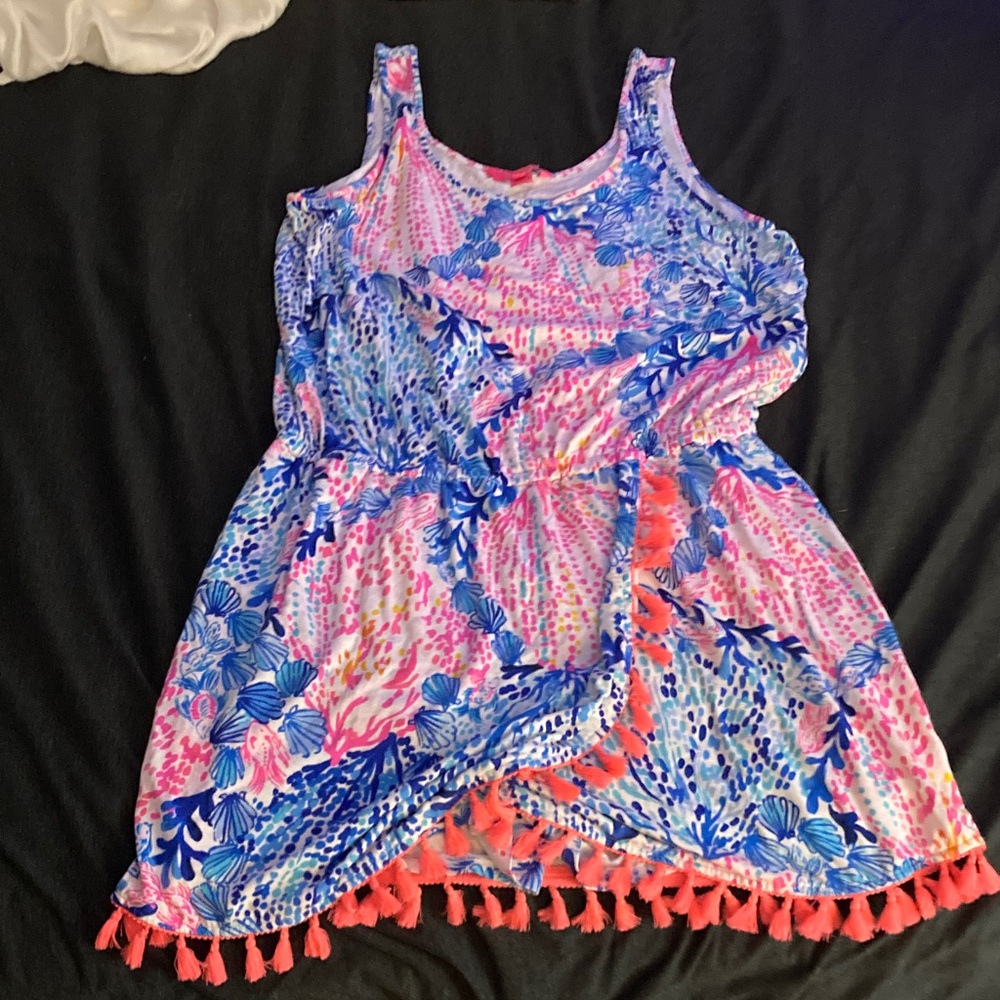 Lily Pulitzer dress with shorts L